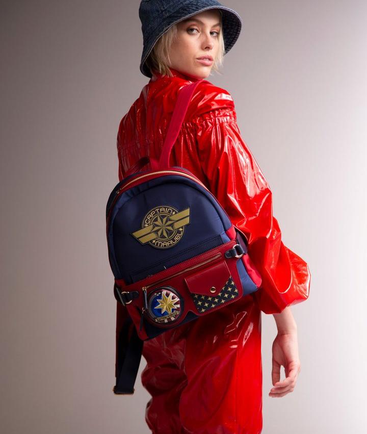 captain marvel leather backpack CAPTAIN MARVEL BACKPACK – danielle-nicolemskao.com