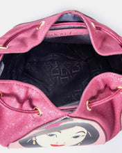Load image into Gallery viewer, Disney Mulan 4 Sided Drawstring Crossbody

