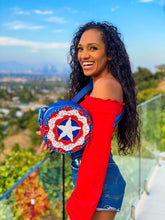 Load image into Gallery viewer, Captain America Donut Crossbody
